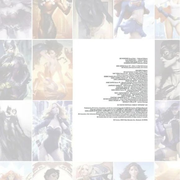 NWT Stanley Artgerm Lau DC Comics 20 Poster Portfolio Harley Quinn Wonder Woman‎ - Picture 3 of 9